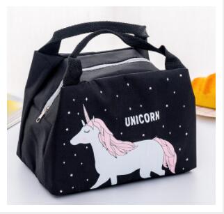 Cartoon Cute Lunch Bag For Women Girl Kids Children Thermal Insulated Lunch Box Tote Food Picnic Bag Milk Bottle Pouch /WS