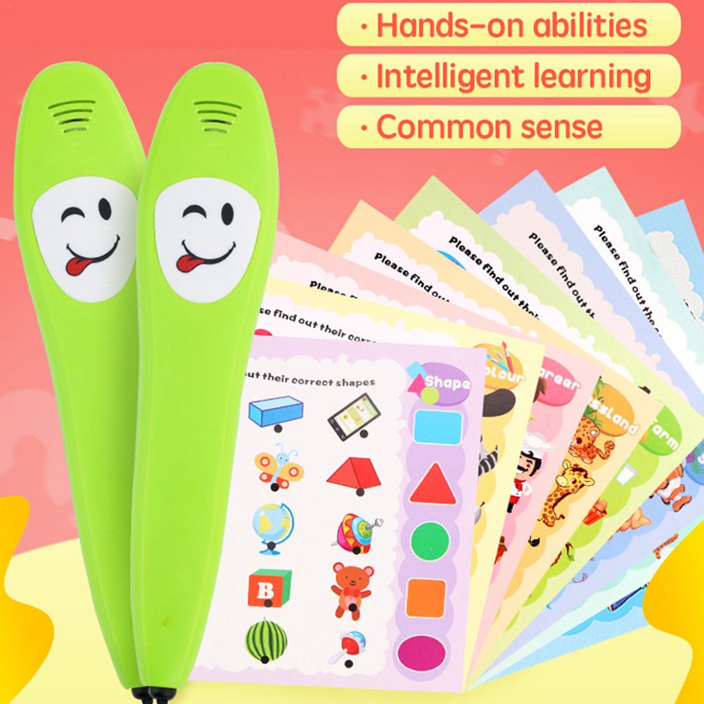 Penna di lettura inglese giocattoli per bambini macchina per l'educazione precoce libro di apprendimento vocale giocattoli educativi per bambini macchina per l'apprendimento