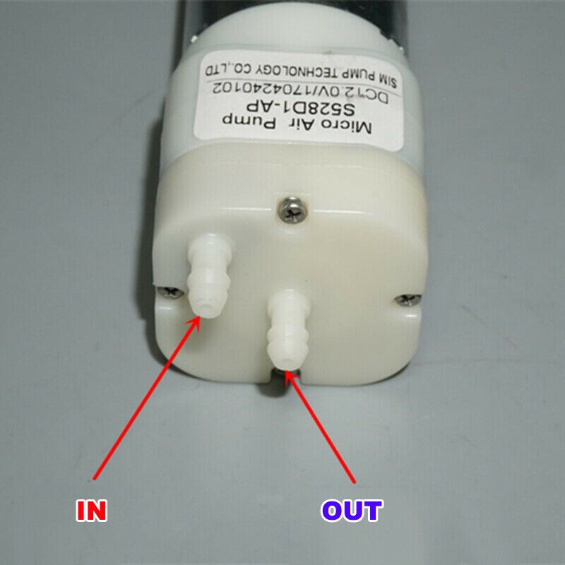 528 Motor Luchtpomp Zuurstof Pomp, DC5V-12V Grote Stroom Aquarium Draagbare Luchtpomp, Aquarium Fish Tank 5.5LPM