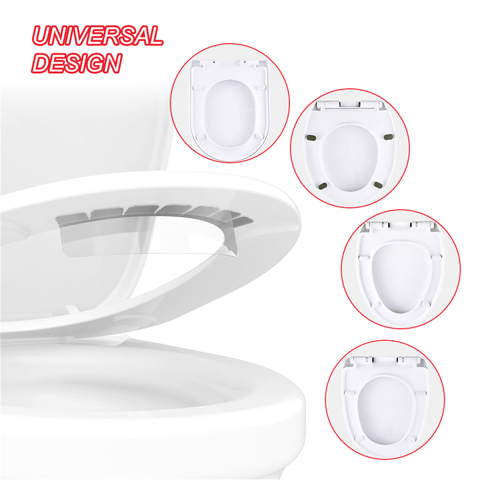 Toilet Seat Pee Splash Guard Multipurpose Potty Training Urine Protective Guard for Childern Easy Operation E2S