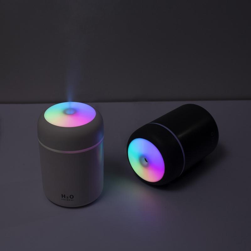 Portable Silicone Humidifier USB Aroma Diffuser Essential Oil Led Light Desktop Home Bedroom Decortion Valentine's Day