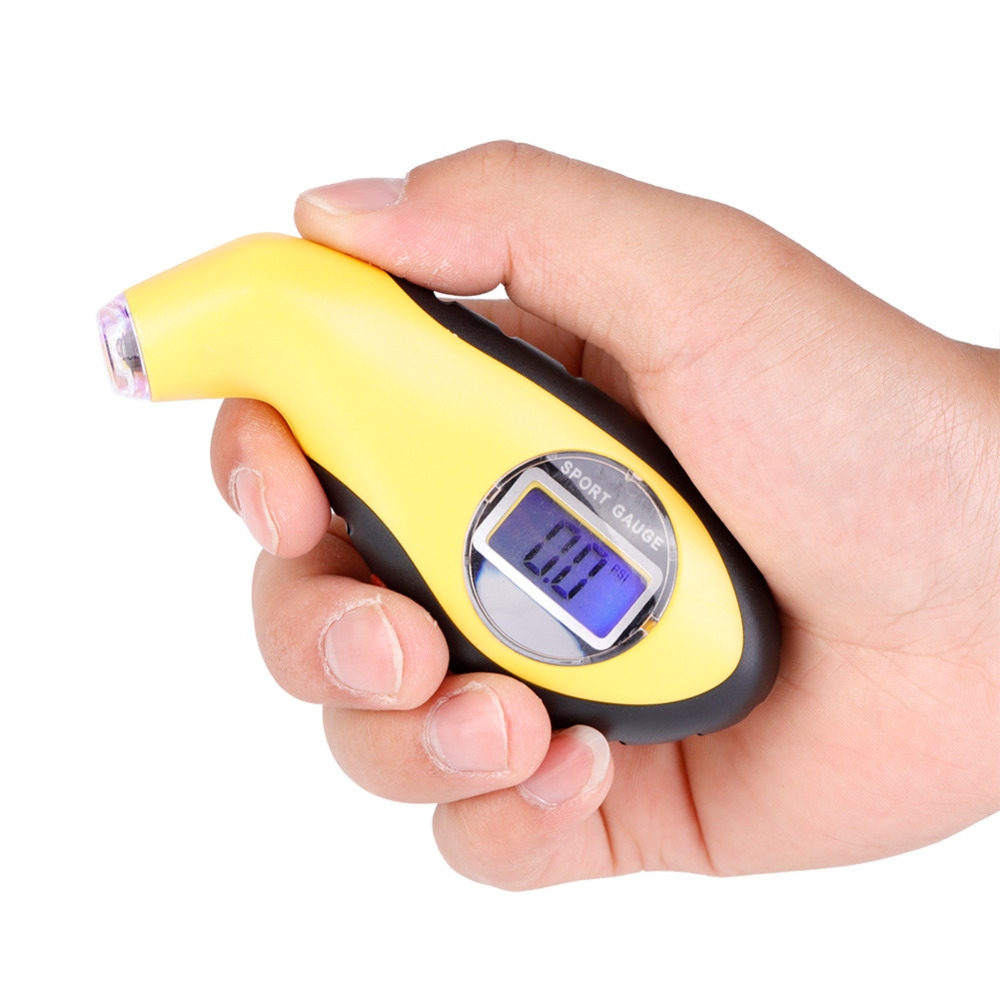 100PSI PSI Digital Tire Tyre Air Pressure Gauge Portable Tester Tool For Auto Car Motorcycle Measuring Tools