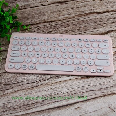 Weiche Silikon Tastatur Abdeckung Schutz Film Für logitech K380 K 380 Bluetooth tastatur multi-gerät mechanische Haut Schutz: Silber-