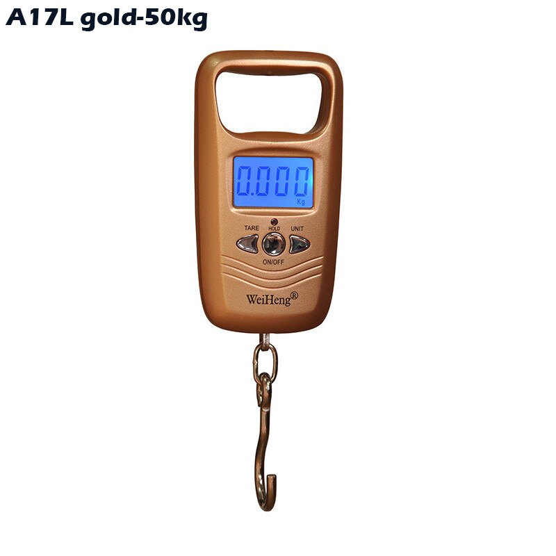 50kg X 10g Mini Digital Waage Für Gepäck Angeln Reise Gewichtung Steelyard Hängen Elektronische Haken Skala Küche Gewicht werkzeug: B2-50kg