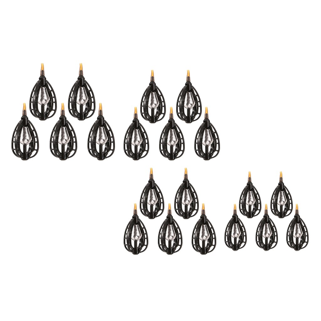 5x ABS Fishing Feeder Carp Сrucian Bream Fishing Tackle Fishing Accessories