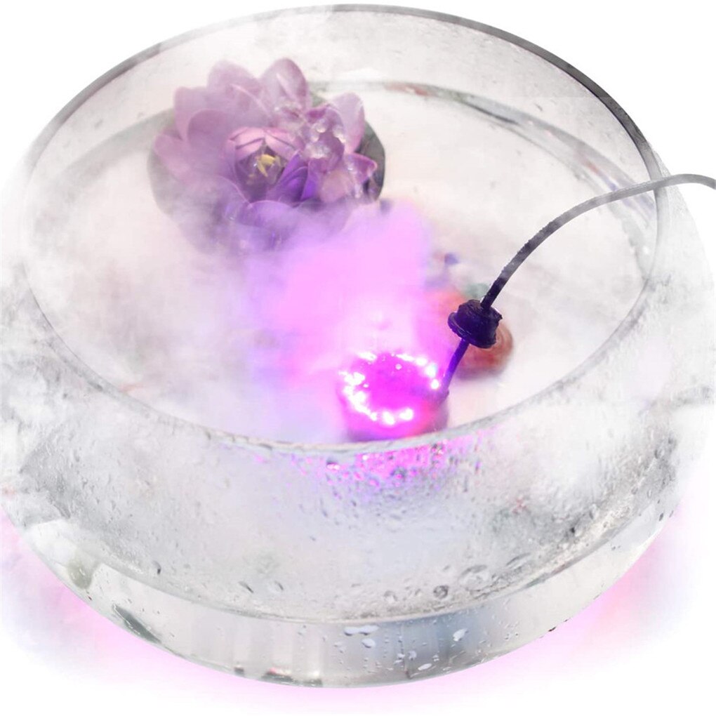 12Led Ultrasonic Humidifier Mist Maker Fogger Nebulizer Water Fountain Pond Atomizer Head Air Humidifier Diffuser