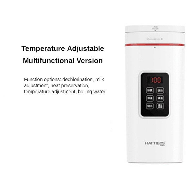 Elektrische Wasserkocher Clever Thermo Topf 500ML Tragbare Elektrische Wasser Wasserkocher Tourist Mini Wasser Kessel 110V-240V draussen Wasserkocher Heizung: Multifunktion / uns