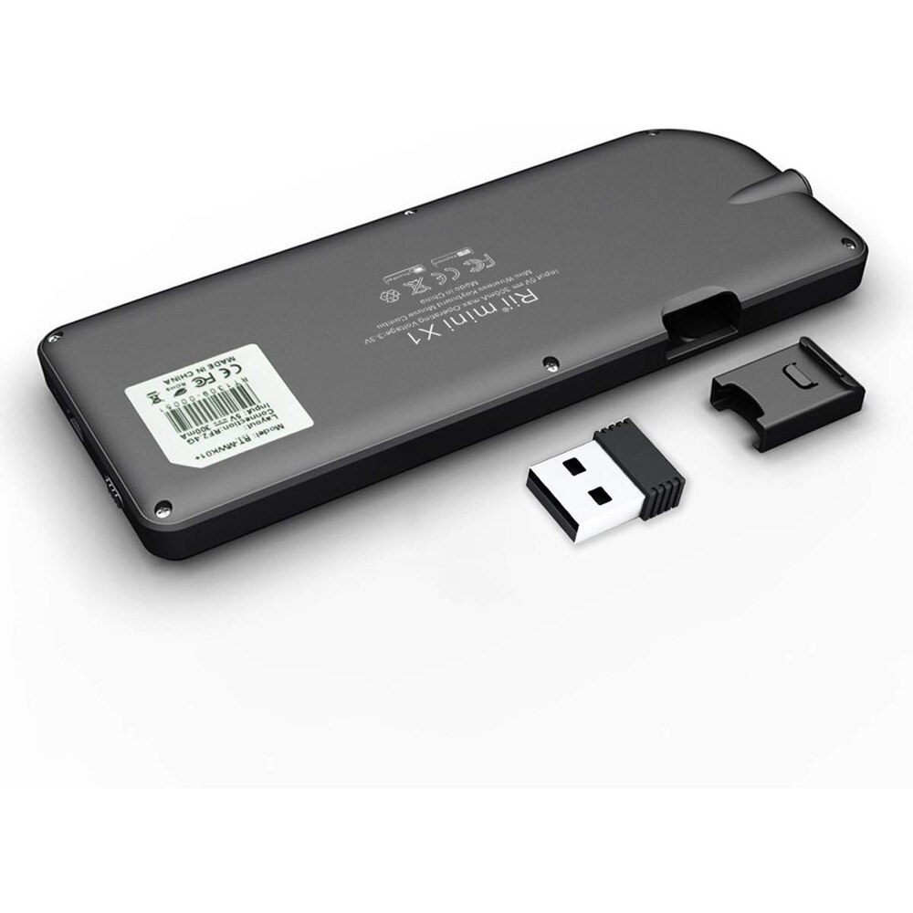 Rii X1 Mini Wireless Keyboard With Touchpad - For Smart TV, Android Box, PC, HTPC