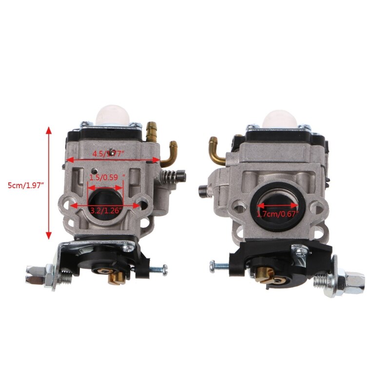 2 Stroke Carburetor 15mm MP15 Carb Kit For 43cc 47... – Grandado