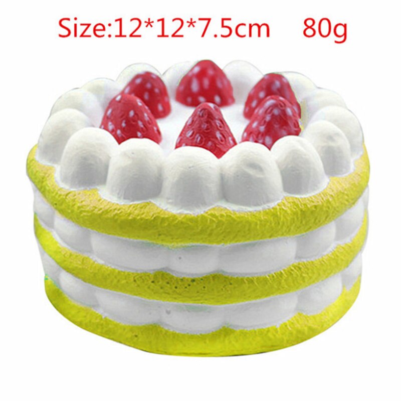 8 ~ 14Cm Leuke Voedsel Stress Relief Speelgoed Mooie Squishy Cake Vorm Squeeze Speelgoed Nieuwkomers: Style 1 Y
