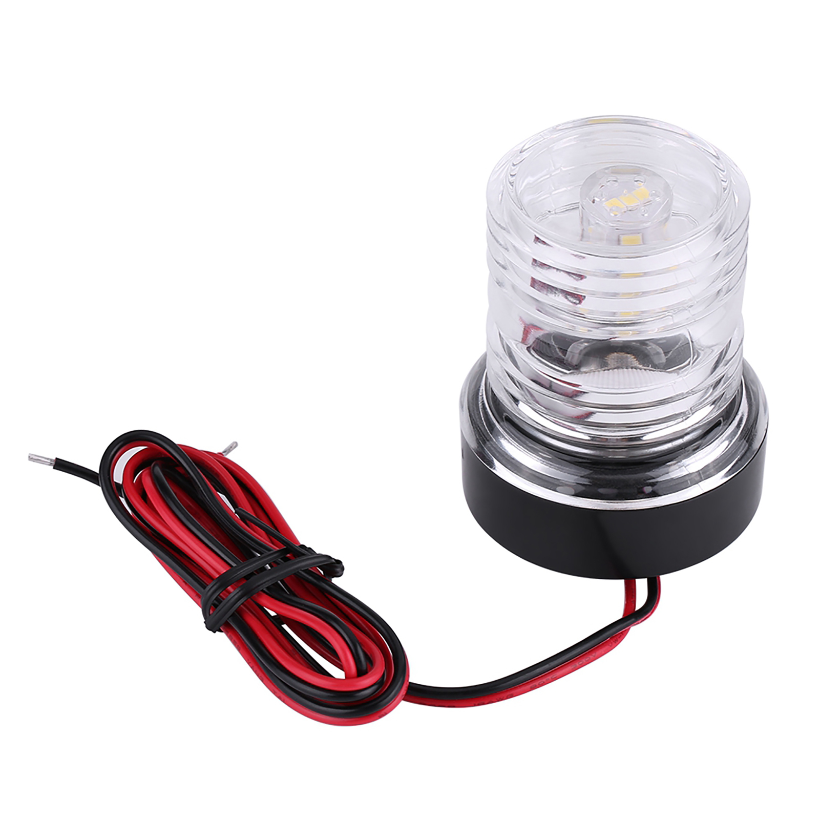 Marin ankarlampa 12v marin båt yachtnavigering allround 360 ° vit led ankarlampa vattentät yachtnavigeringslampa