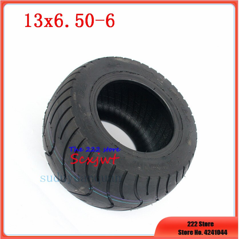 Good 13 inch Vacuum Tyres 13x6.50-6 Tubeless Tires for ATV QUAD Buggy Mower Go-kart Buggy 13*6.50-6
