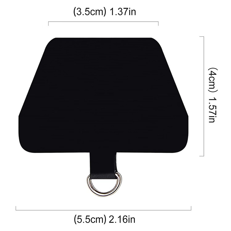 Joint de lanière d'attache solide universel pour remplacement de téléphone portable, sangle de suspension, cordon de serrage, anneau métallique, languette de corde