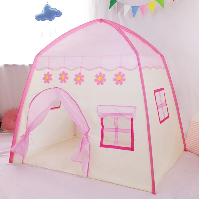 Prinses Kasteel Speeltent Kinderen Speelhuis Kinderen Peuters Meisjes Roze Play Tenten Speelgoed Voor Indoor & Outdoor Games Presenteert: Pink