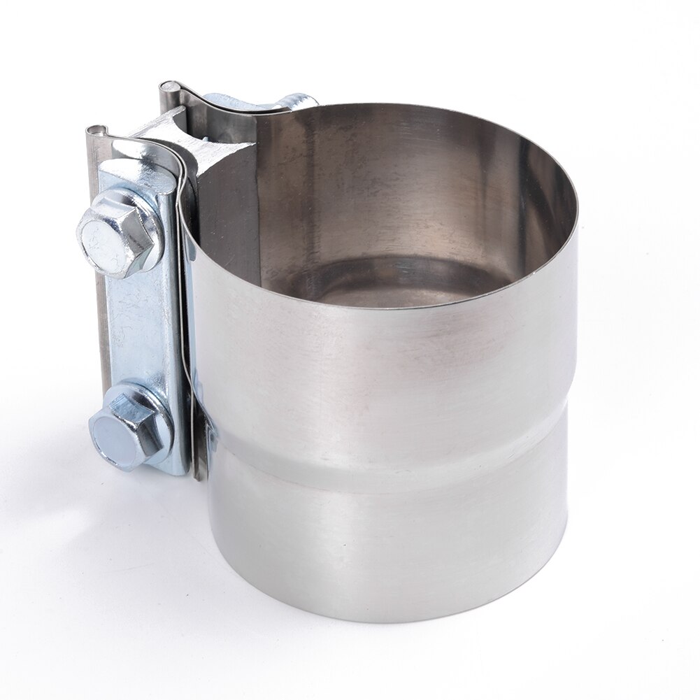3 inch Exhaust Pipe Clamp Stainless Steel Anti-Corrosion Reusable Silver Parts