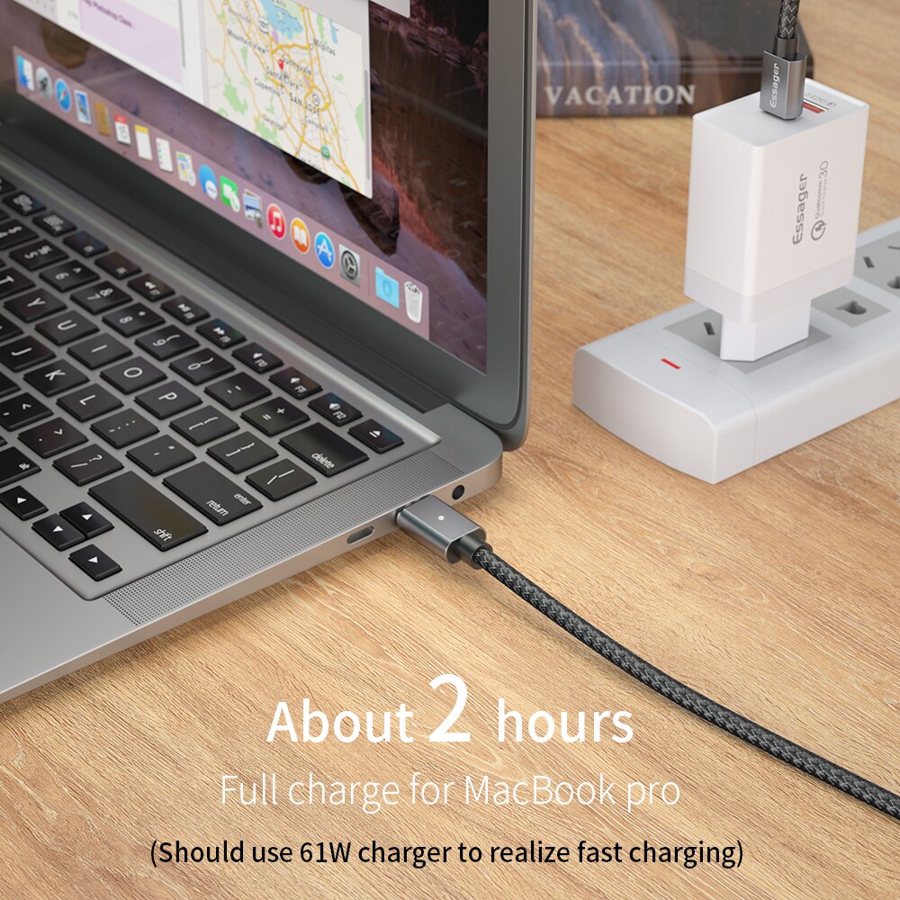 Essager rodzaj USB C na USB C kabel robić macbooka zawodowiec 100W PD QC szybkie ładowanie 4.0 3.0 dla Huawei P30 Redmi K20 zawodowiec typ C kabel USBC