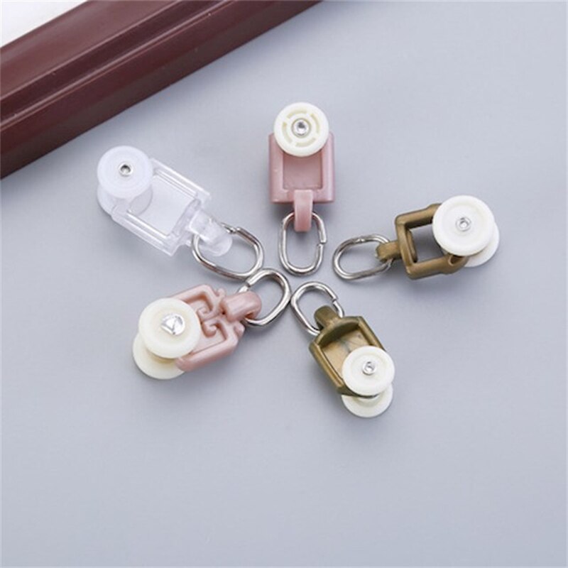 30pcs 13size Universal Straight Track Curtain Track Pulley Ball Window-Dressing Hardware Curtain Installation Accessories E12017