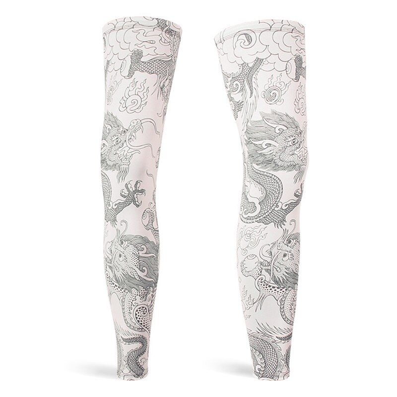 Jambières de pour hommes et femmes, protection UV, vtt, cyclisme, manches de jambe, vélo,: M / 17