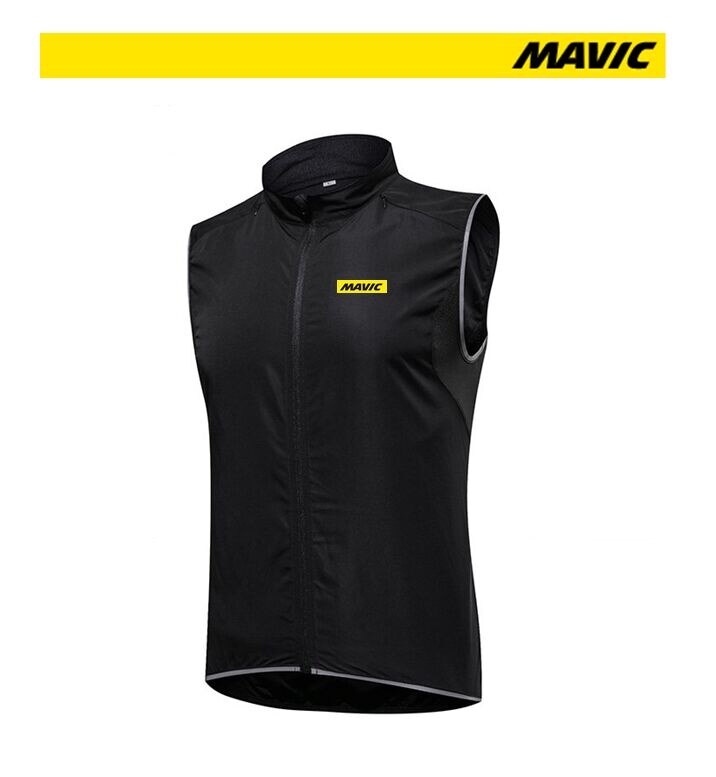 MAVIC Chaleco de Ciclismo de superior ligero a prueba de viento ciclismo Chaleco de los hombres o las mujeres ciclismo chaleco cortavientos mtb viento chaleco