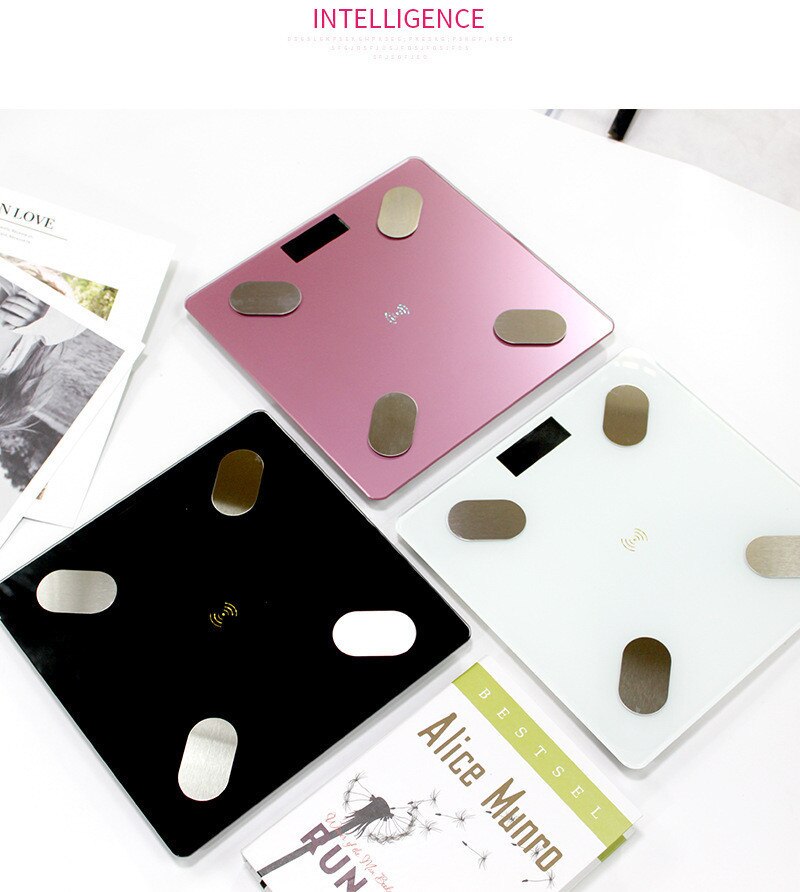 Body Bathroom Scale Smart Bluetooth BMI Electronic LED Digital Fat Weight Balance Body Composition Analyzer Scale