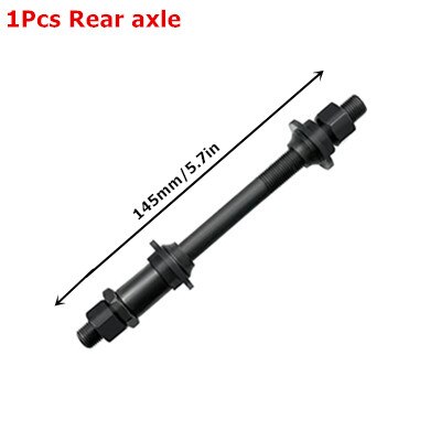 Bike Axle Quick Release Skewer Front Rear Bicycle Axle Wheel Hub Fit for Road Bike, Mountain Bike, MTB, BMX: Rear axle