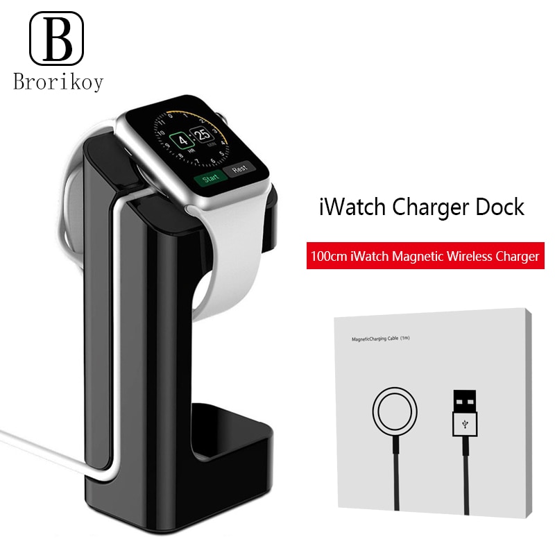 Uhr Stehen Halfter USB kabellos Magnetische Ladegerät Kabel für Apfel iWatch Serie 5 4 3 2 1 Uliversal Uhr Schnelle Ladung Schreibtisch