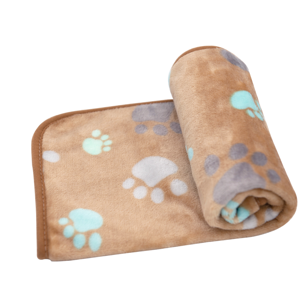 Vanntett hundeteppe fortykket kjæledyrteppe varmt pustende hundematte maskinvaskbart kjæledyrlaken kattesofapute hundetilbehør: M / Grønn