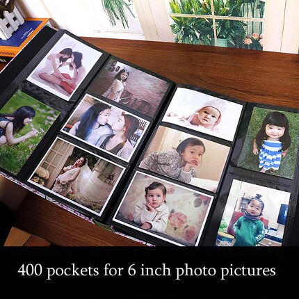 Fotos de 6 pulgadas para crecimiento del bebé, álbumes de fotos con dibujos animados, álbum familiar, fotos de gran capacidad 400-660, de cumpleaños y bodas