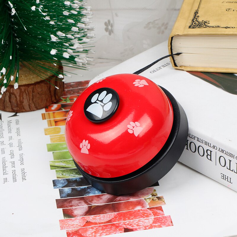 Timbre de mascota con impresión de huella a juego, timbre de perro divertido: RD