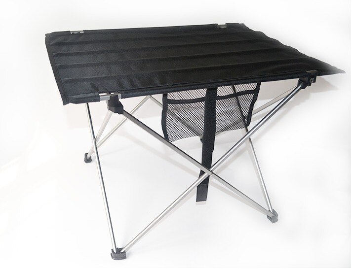 VILEAD Portable Camping Table 57*42*38 cm 6061 Aluminium Folding Durable Tourist BBQ Outdoor Hiking Beach Waterproof Table: Sliver bracket