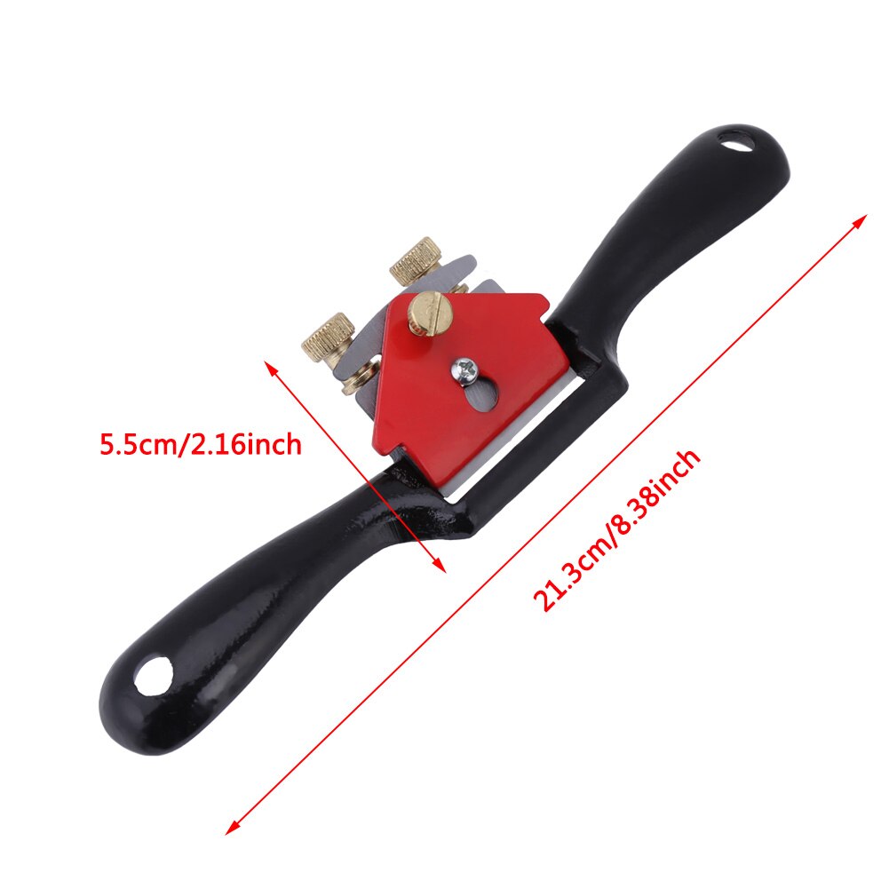 WALFRONT Verstelbare Vliegtuig Spokeshave Houtbewerking Hand Schaafmachine Trimmen Gereedschap 9 Inch Hout Hand Cutting Edge Beitel Tool met Schroef