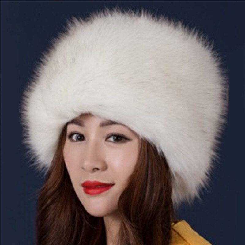 Vrouwen Hoeden Vrouwen Hoed Winter Caps Meisjes Hoeden Faux Vossenbont Cap Prinses Stijl Hoeden Warm Fur Hoofddeksels Kerst gifts001: Color3