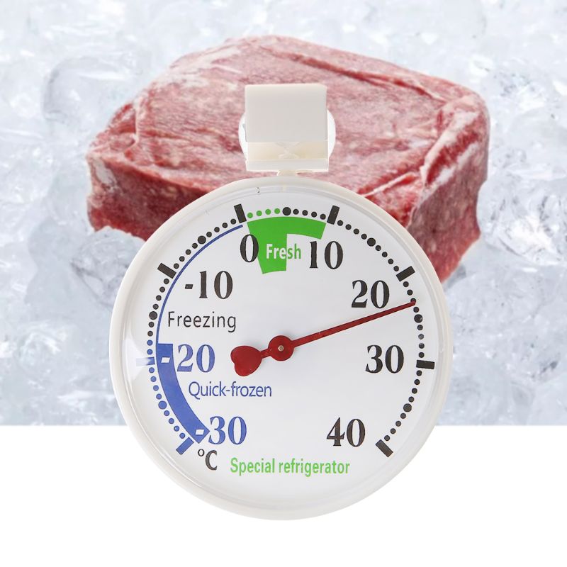 Refrigerator Freezer Thermometer Fridge Refrigeration Temperature Gauge Home Use