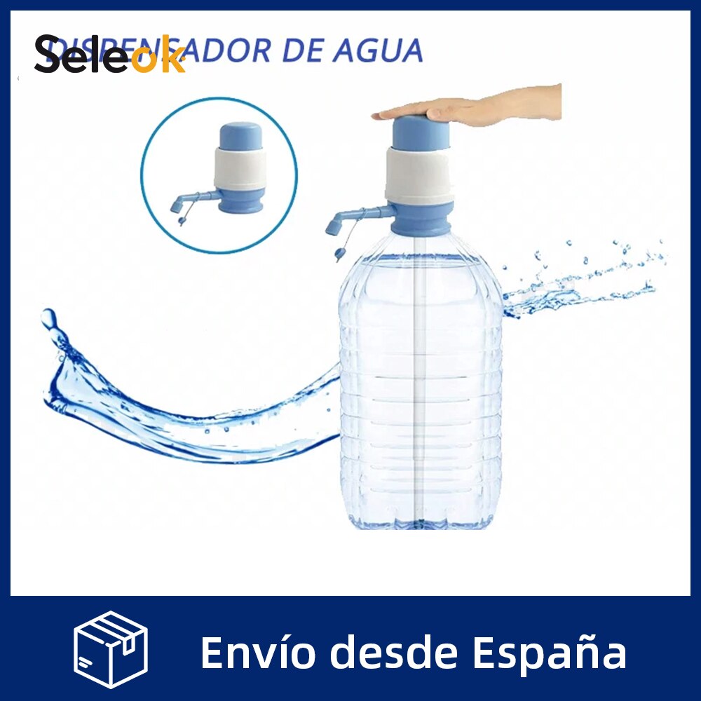Dispensador de Agua para Garrafas Dosificador Compatible con Botellas de 3 / 6 / 8 / 10 / 12L con Tapón Diámetro 38mm y 48mm