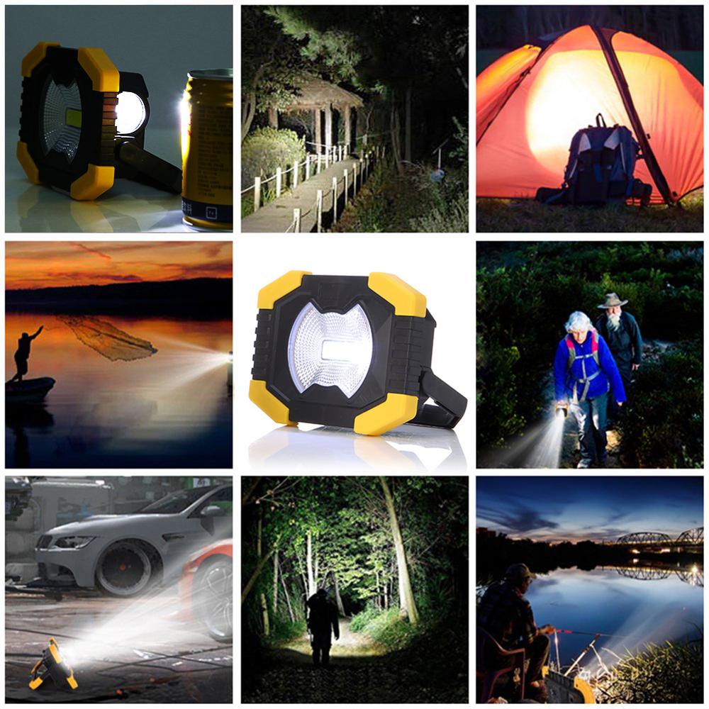 180w ledet bærbare spotlights 8000lm supersterke ledet arbeidslys usb oppladbare til utendørs camping lampe ledet lommelykt