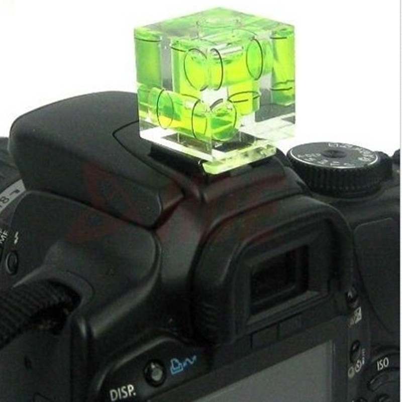 Camera Accessoires Triple 3 Axis Waterpas Shoe Adapter Voor Dslr Slr Camera Photo Studio Accessoires