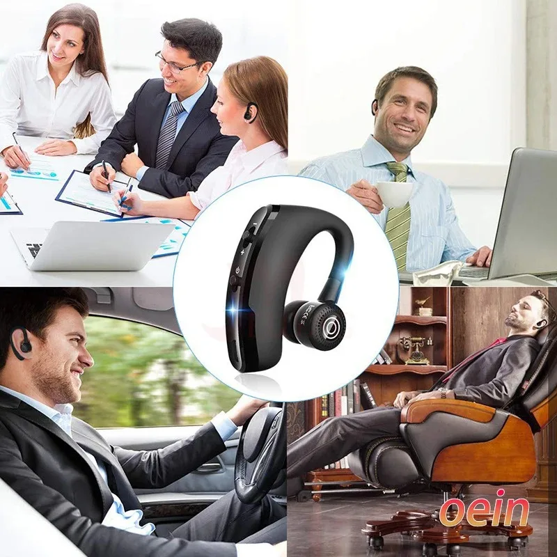 Draadloze Bluetooth-headset met enkel digitaal display, algemene zakelijke ruisonderdrukking 5.0 Bluetooth-headset met microfoon-headset