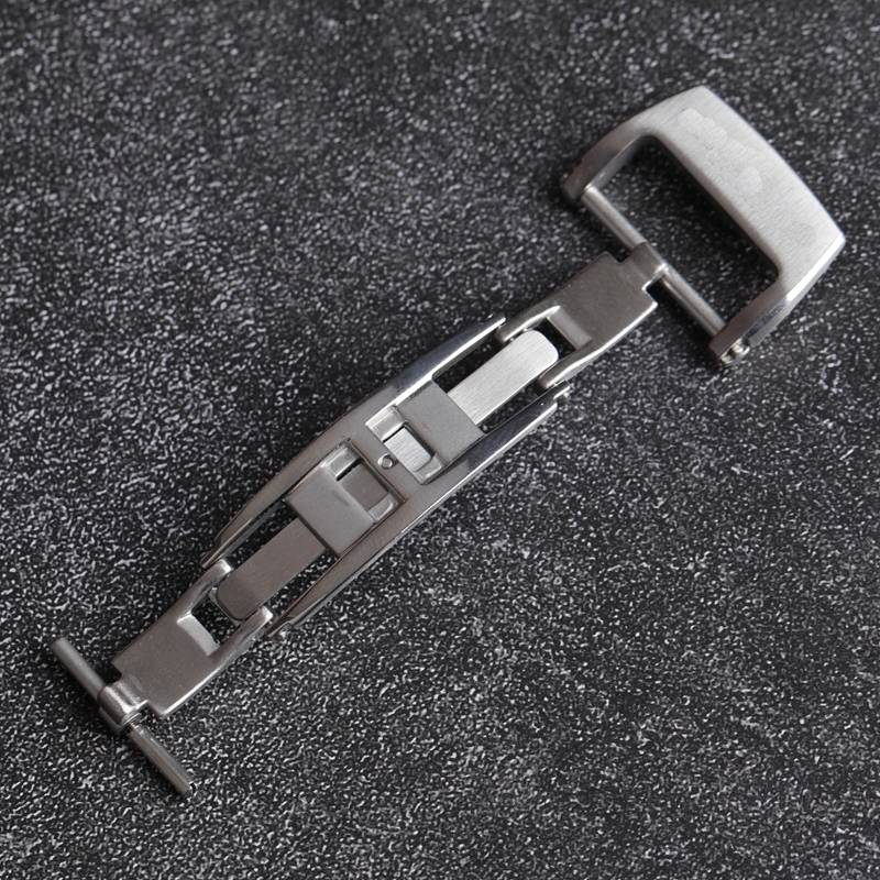 Original 316L Stainless Steel Folding Clasp, 20MM Silver Black Rose Gold And Golden Stainless Steel Clasp