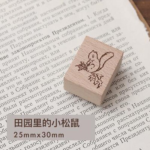 1Pcs Gedichten In De Pastorale Serie Vintage Rubberen Afdichting Leuke Hout Clear Postzegels Diy Scrapbooking Decoratie Journal Levert: 09