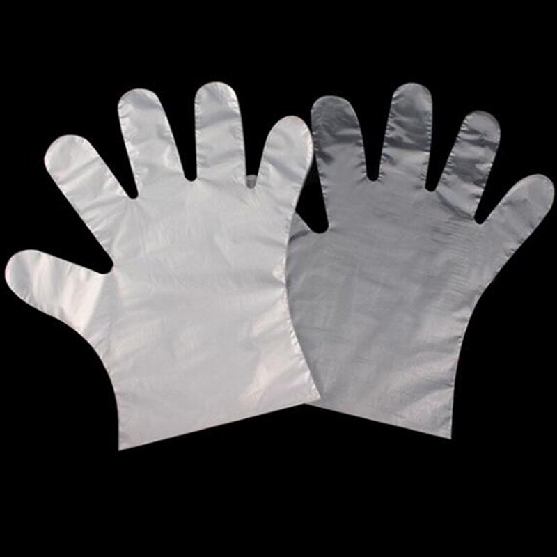 100 Stuks Wegwerp Sanitaire Handschoenen Eetbare Handschoenen Wegwerp Plastic Handschoenen Wegwerphandschoenen
