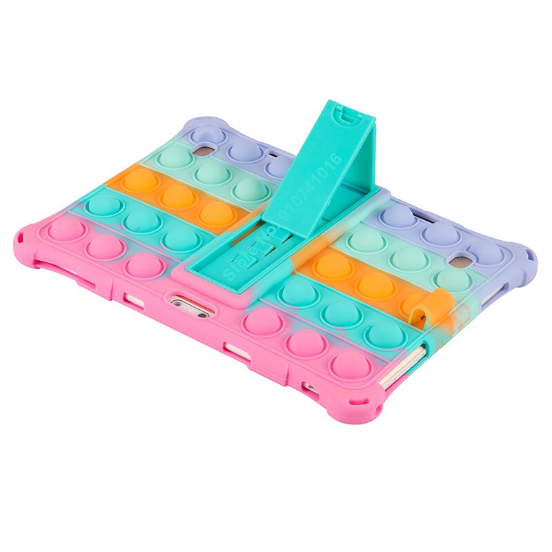 Funda Universal de silicona suave para niños, protector a prueba de golpes para Tablet PC Android de 10,1 pulgadas, 24x17cm, 10,1 pulgadas, 3G/4G, bolígrafo y correa