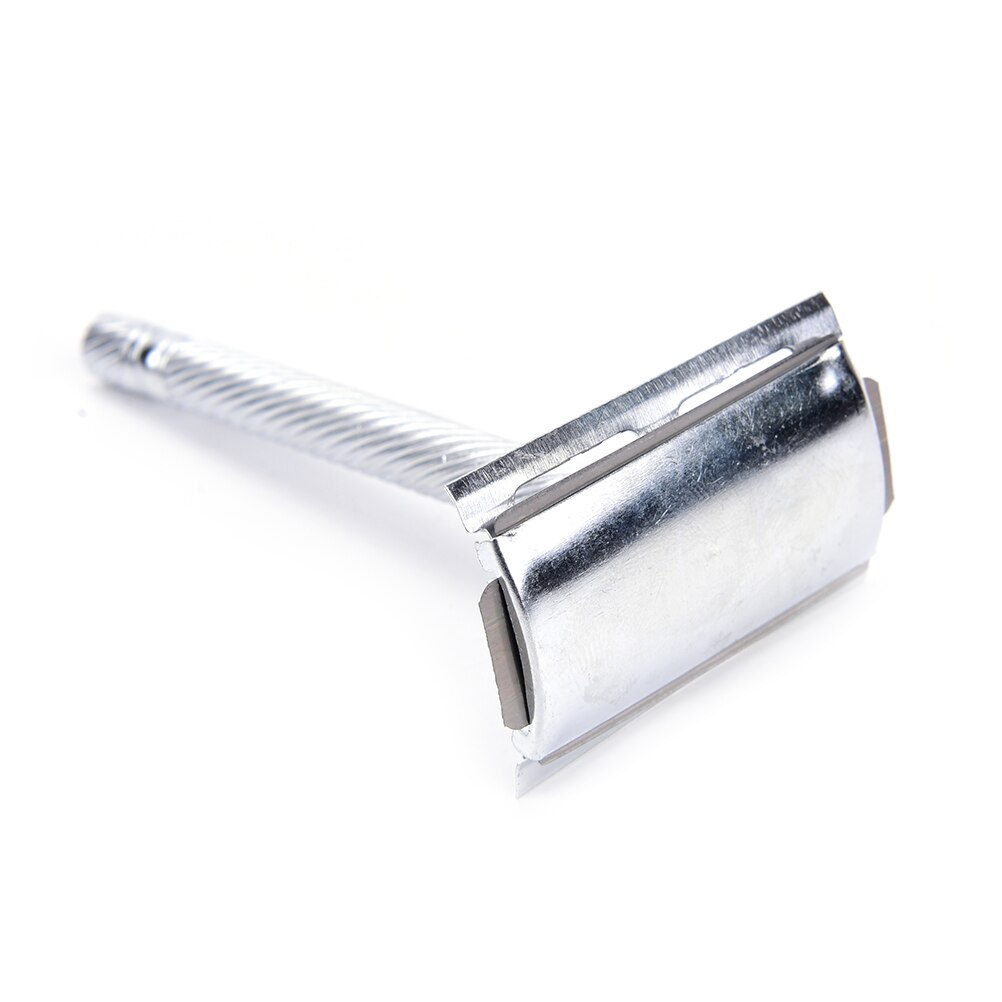 Practical Safety Men Double Edge Blade Shaving Hair Razor Shaver 2 Blades Old-Style