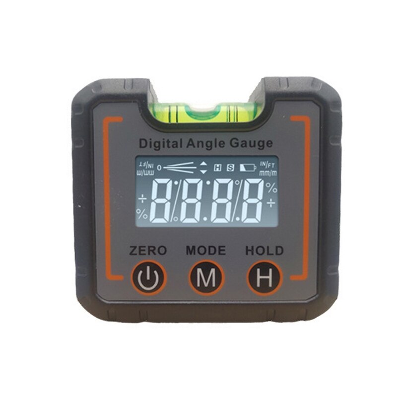 Digital Protractor Angle Gauge Finder Bevel Box Level Bubble Vial 360 Degree