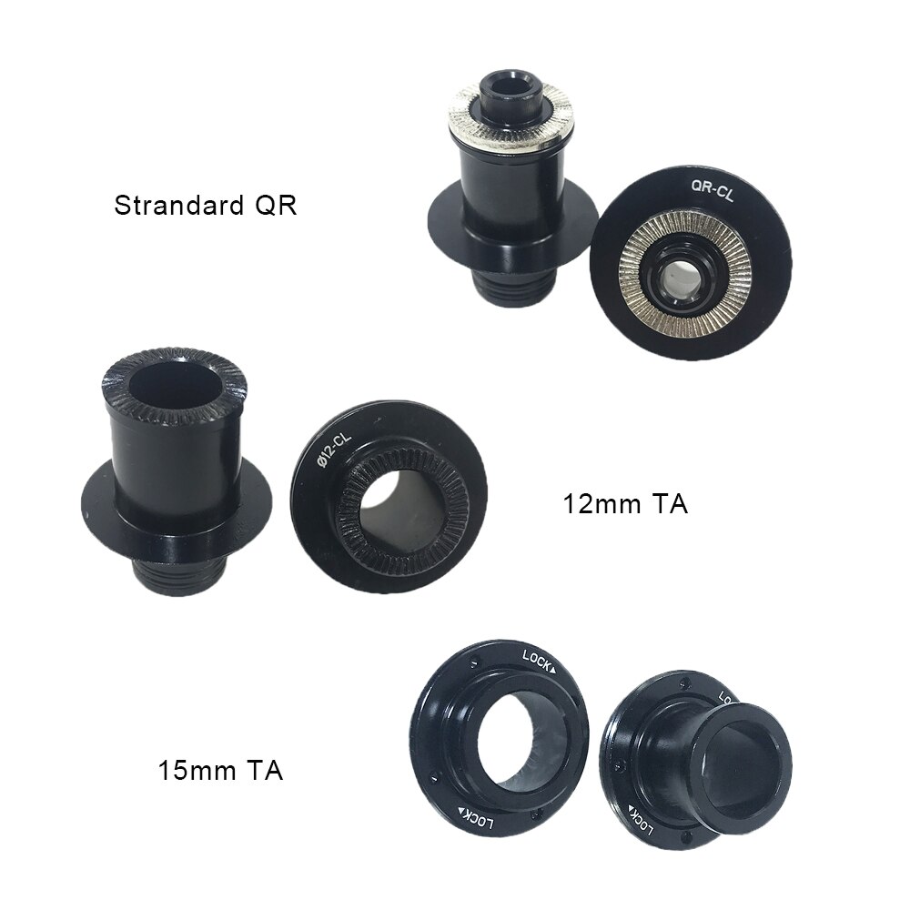 Novatec – Kit adaptateur moyeu de disque de vélo, verrouillage central, Kit de Conversion, capuchons latéraux D791SB-CL mm, QR 9mm 12m 15mm, 100