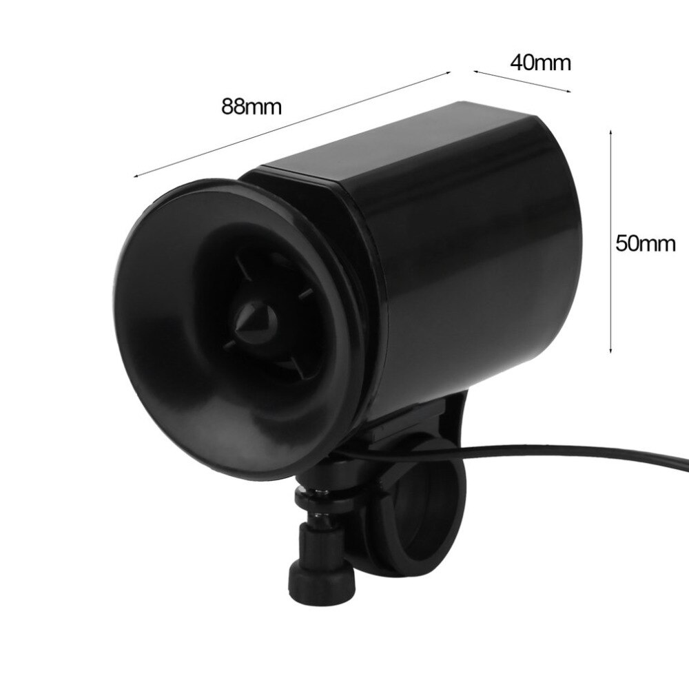 Black 6 Sounds Super Loud Ultra-loud Electronic Bicycle Bell Bike Horn Siren Free shippping