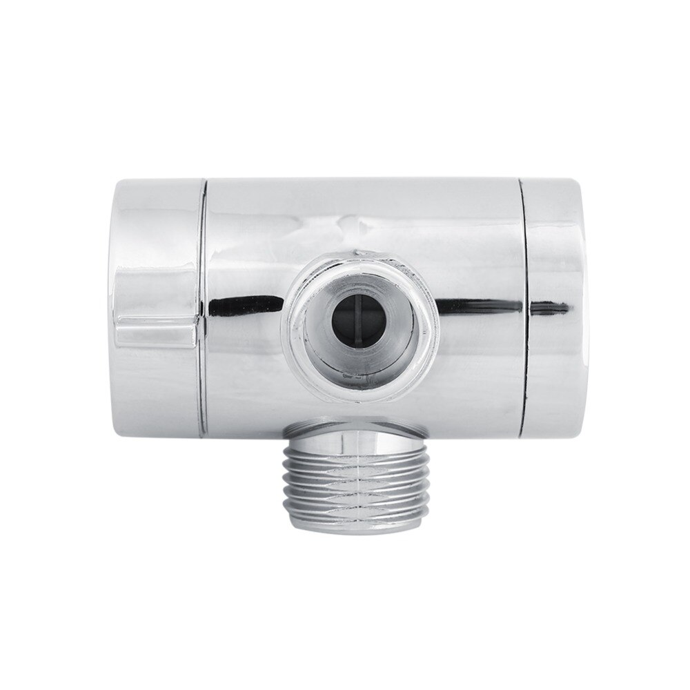 Adjustable 3-Way T-adapter Diverter Valve Connector Shower Head Arm Mounted Diverter Valve Bathroom Hardware Accessory