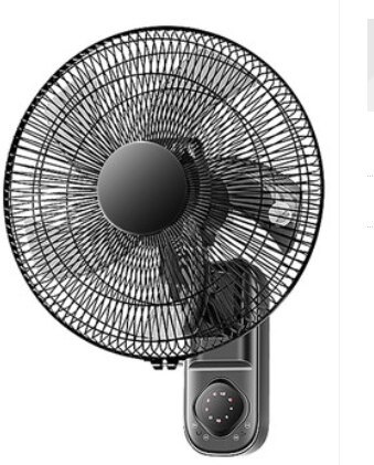Wall-Mounted 5 Blades Electric Fan Air Cooler Fans Electric Fan Multifunction Household 16 inch Wall hanging Air Conditioner Fan: remote control