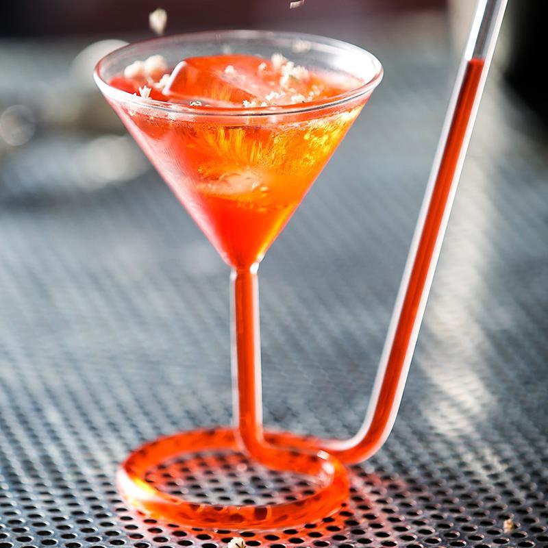 Draaien Martini Glas Vaso Schroef Stro Cup Bar Wedding Cocktail Wijn Bril Verre Thule Bicchieri Vetro Copas De Vidrio vino