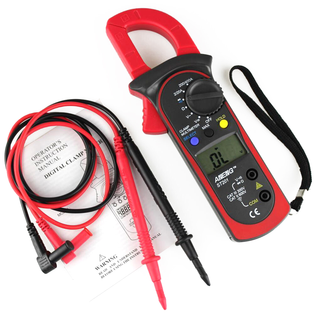 Lcd digital klemme multimeter ohm amp volt meter vekselstrøm motstandstester sep 5_20