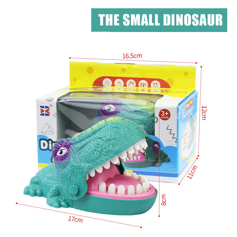 POP Size Large Crocodile Mouth Dentist Bite Finger Game For Trick people And Funny Toy As: Small Dinosaur